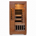 Heatwave 1-2 Person Hemlock Infrared Sauna Featuring 5 Energy Efficient Carbon Heaters