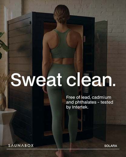 Experience Ultimate Wellness with the Saunabox Solara Full Spectrum Infrared Sauna System