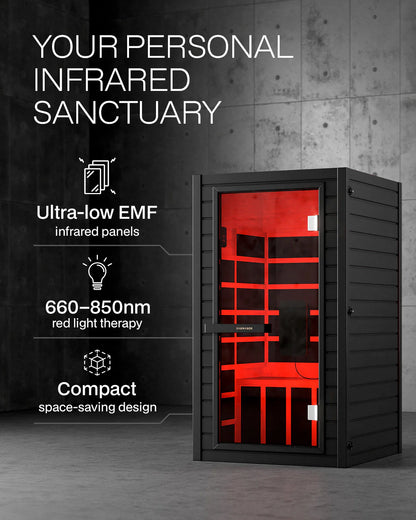 Experience Ultimate Wellness with the Saunabox Solara Full Spectrum Infrared Sauna System