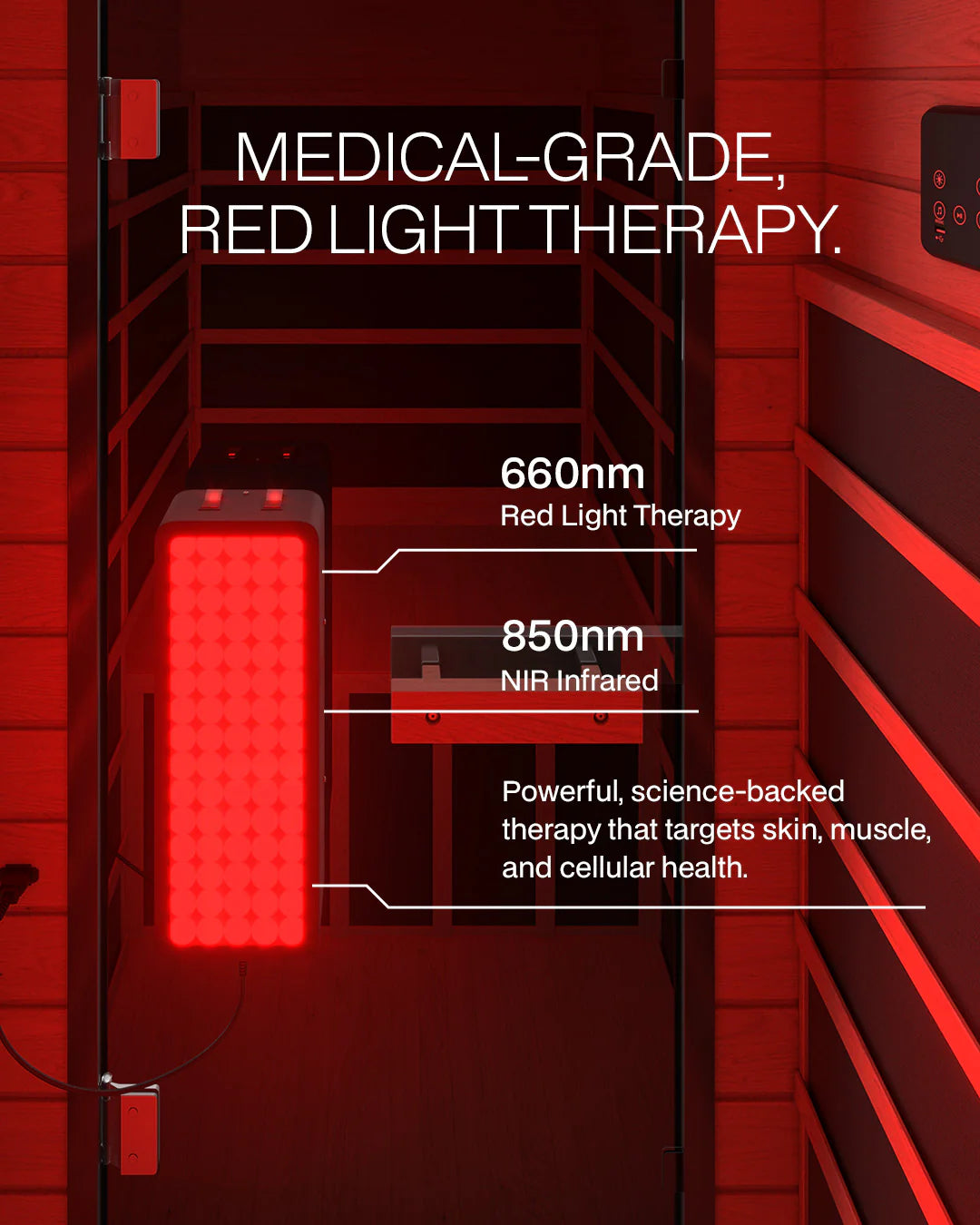 Experience Ultimate Wellness with the Saunabox Solara Full Spectrum Infrared Sauna System