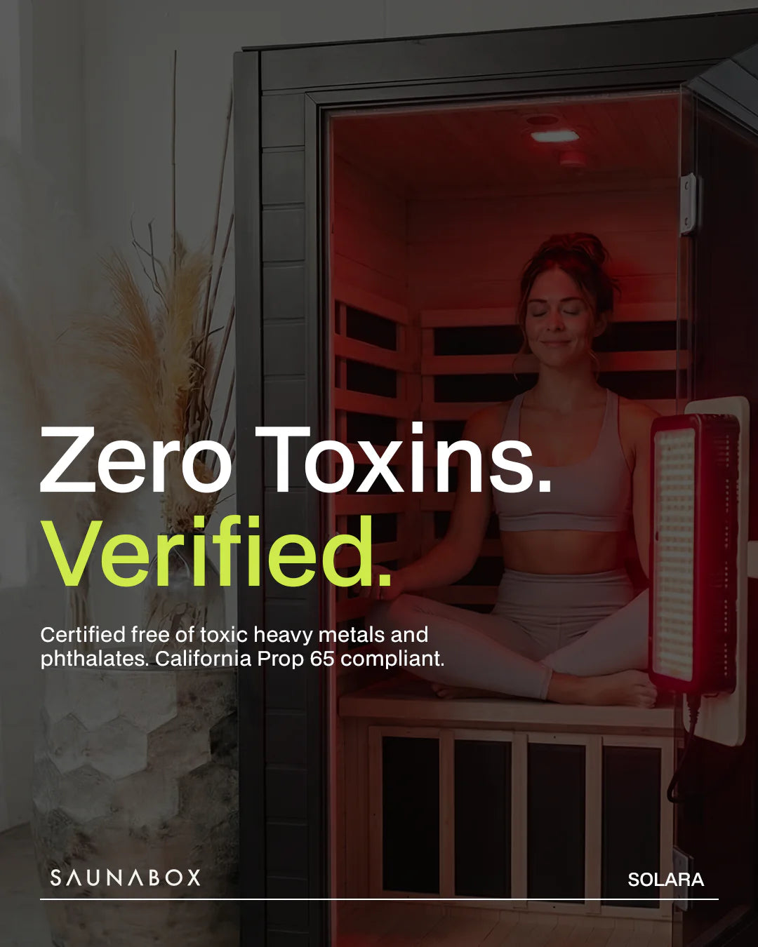 Experience Ultimate Wellness with the Saunabox Solara Full Spectrum Infrared Sauna System