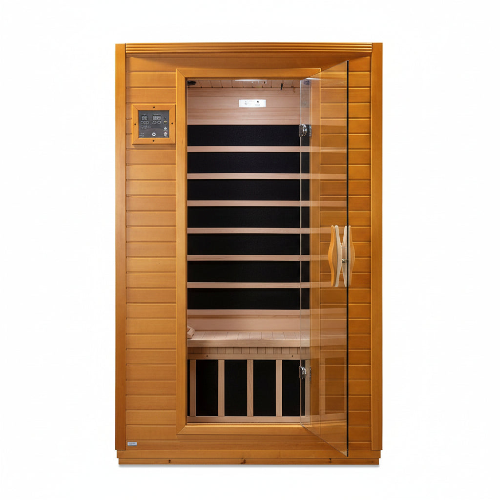Andora 2-Person Low EMF FAR Infrared Sauna, Canadian Hemlock