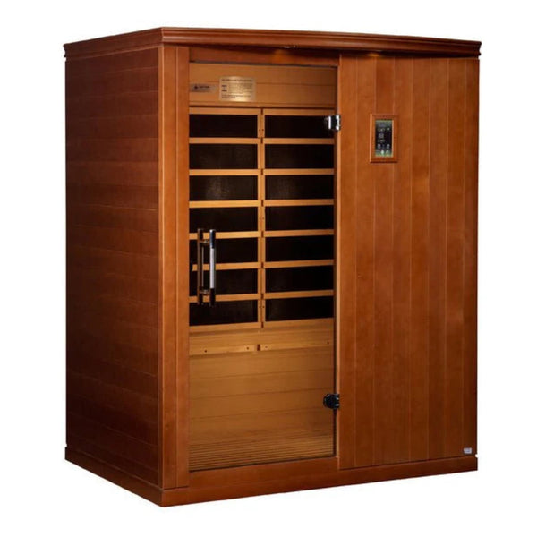 Dynamic Saunas: Madrid Elite 3-Person Low EMF Infrared Sauna