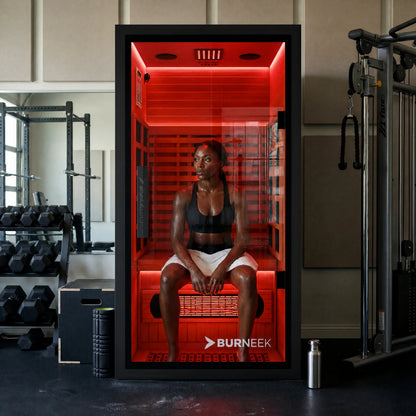 Experience Ultimate Wellness with the Burneek Onyxeek: Luxurious Single-User Full-Spectrum Quartz Infrared Sauna