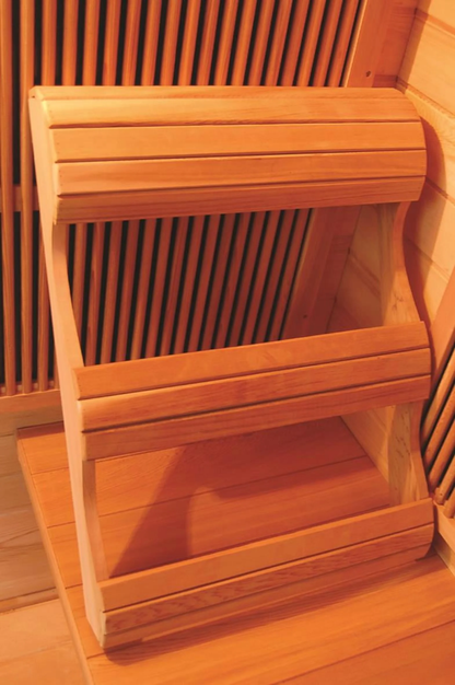Sunray: Sierra 2-Person Infrared Cedar Sauna Featuring Advanced Carbon Heating Technology