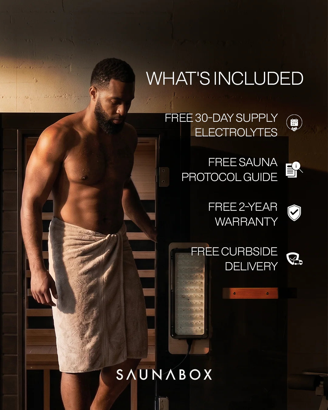 Experience Ultimate Wellness with the Saunabox Solara Full Spectrum Infrared Sauna System