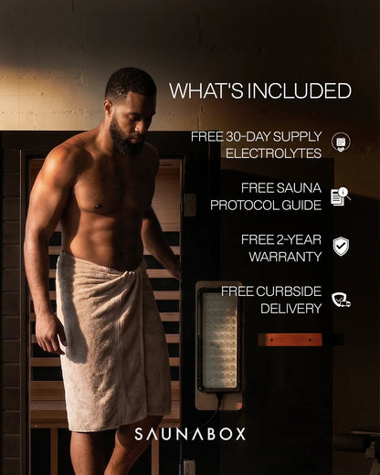 Experience Ultimate Wellness with the Saunabox Solara Full Spectrum Infrared Sauna System